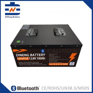 12.8V100Ah LiFePO4 Bluetooth Battery