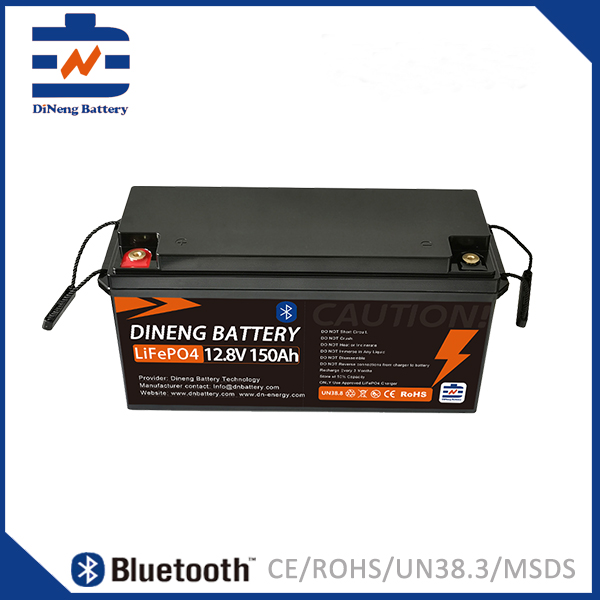Dineng Battery 12V150Ah LiFePO4 Bluetooth Battery Featured Image
