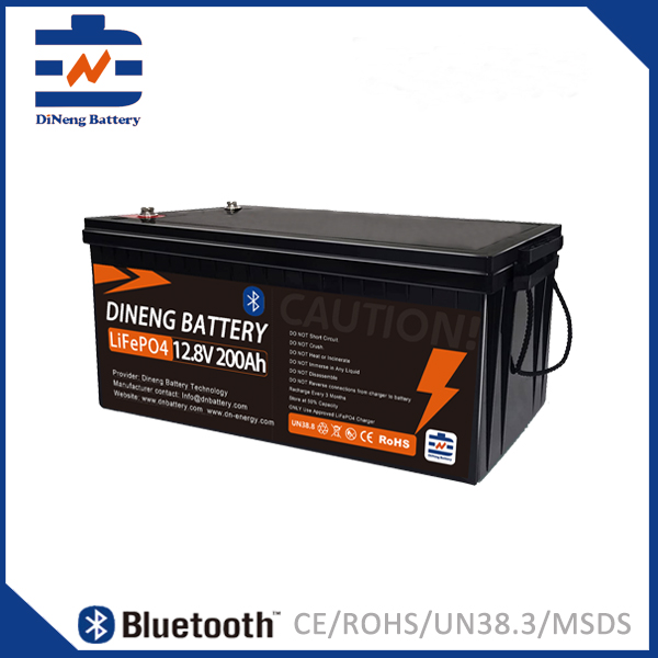 Dineng Battery 12V200Ah LiFePO4 Bluetooth Battery Featured Image