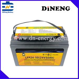 24V 50Ah LiFePO4 Battery Pack