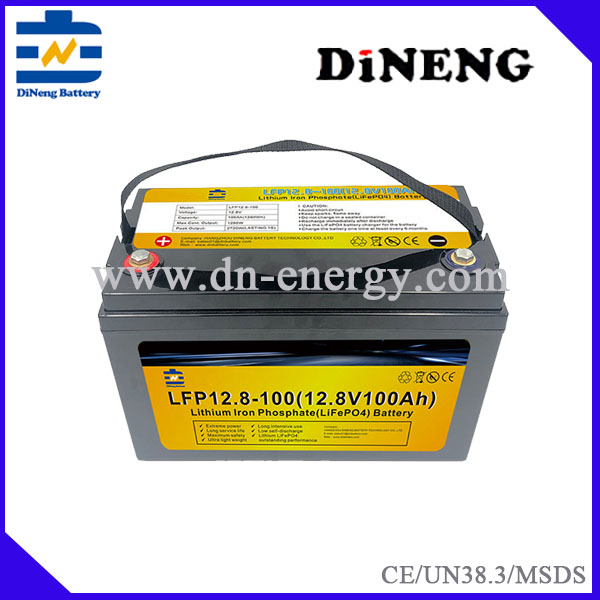 lead acid replacement battery12.8V100Ah lifepo4 battery-dineng battery-3