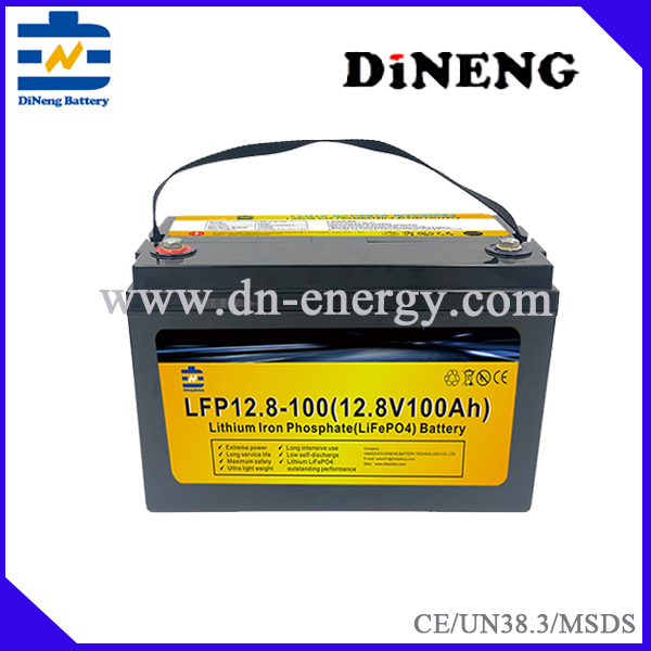 lead acid replacement battery12.8V100Ah lifepo4 battery-dineng battery-4