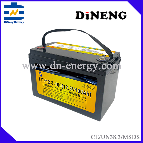 lead acid replacement battery12.8V100Ah lifepo4 battery-dineng battery-5