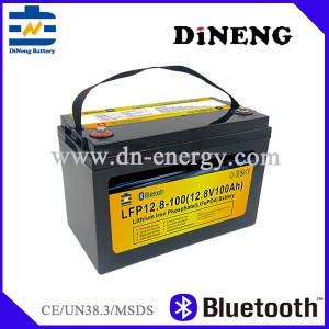 12.8V100Ah LiFePO4 Bluetooth Battery for replacement SLA battery