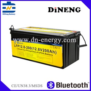 Lead acid replacement battery LiFePO4 Bluetooth12.8V200Ah